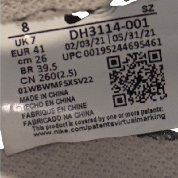 Nike Sacai x Clot x LDWaffle 'Kiss Of Death 2' Men’s Size 8 Cool Grey DH3114 001 - Picture 3 of 8